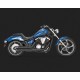 Vance & Hines Twin Slash Staggered výfuky Yamaha Stryker