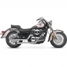 Chromovaný Cobra výfuk Drag Pipes Kawasaki